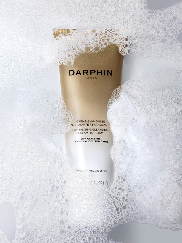 Revitalizing Cleansing Cream-to-Foam The high-performance, rich cleansing cream transforms into a dense micro-foam to sweep away impurities while helping strengthen the skin barrier.
