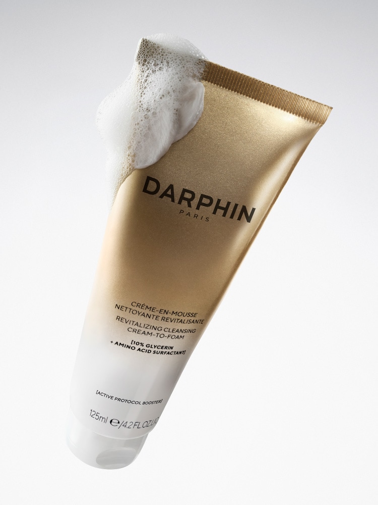 Revitalizing Cleansing Cream-to-Foam The high-performance, rich cleansing cream transforms into a dense micro-foam to sweep away impurities while helping strengthen the skin barrier.